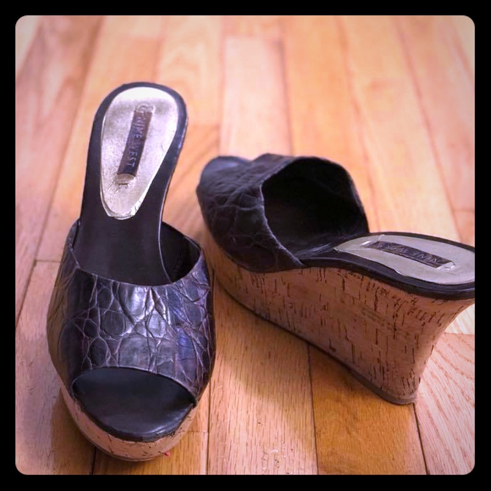 Nine West wedge heels